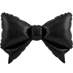 Globo foil mini lazo negro 14"| Ducaval | Envías 24/48 horas 
