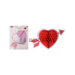 Colgante corazón con flecha