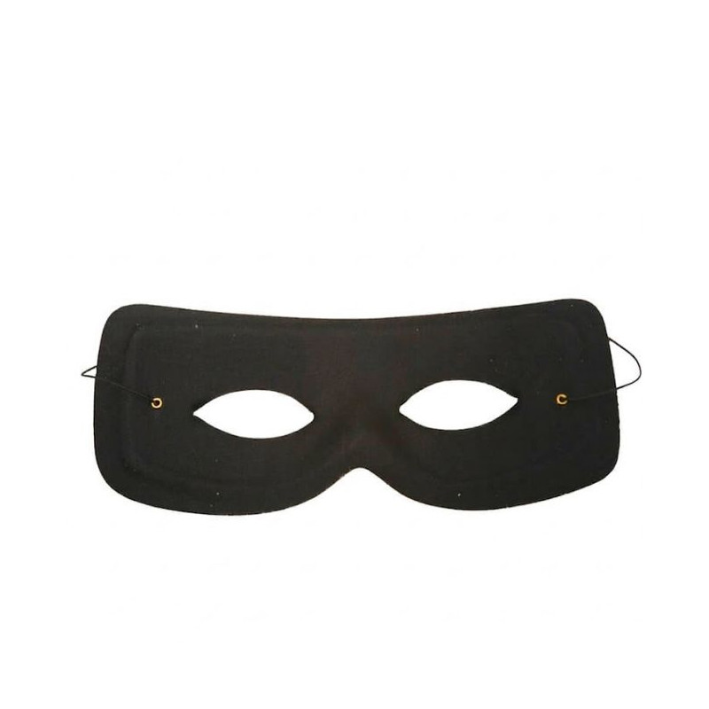 Antifaz zorro negro