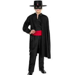 Antifaz zorro negro
