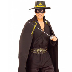 Antifaz zorro negro