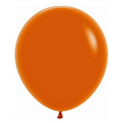 GLOBO LATEX FASHION NARANJA 45CM 15U | Ducaval | Envías 24/48 horas