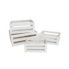 Caja madera x 4 blanco | Ducaval | Envías 24/48 horas 