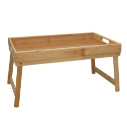 Bandeja bambú con patas 47x27x22.5cm | Ducaval | Envías 24/48 horas 