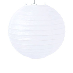 Lámpara papel esfera blanco 35cm | Ducaval | Envíos 24/48 horas