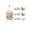 Set adorno mariposas 3d 3pzas| Ducaval | Envías 24/48 horas 