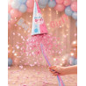 Cono confetti baby girl rosa 15cm | Ducaval | Envías 24/48 horas 