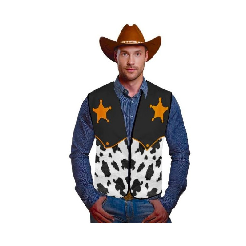 Chaleco cowboy sheriff adulto | Ducaval | Envías 24/48 horas 