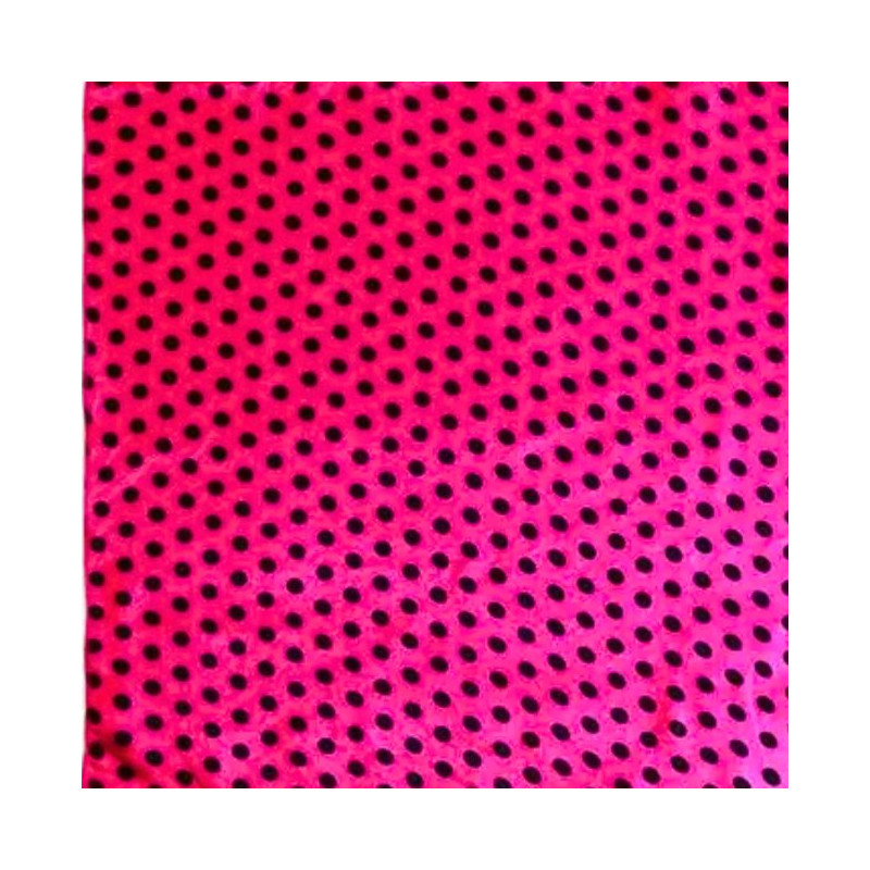 Pañuelo fucsia lunar negro | Ducaval | Envías 24/48 horas 