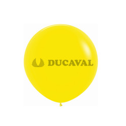 Globo látex fashion amarillo 90cm 10 unidades. Ducaval envios 2448 h