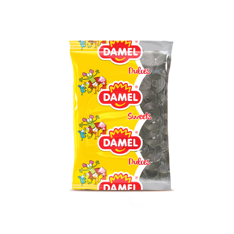 Discos regaliz Damel 1kg | Ducaval | Envíos 24/48 horas