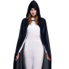 Capa negra con capucha 140cm adulto  | Ducaval | Envíos 24/48 horas