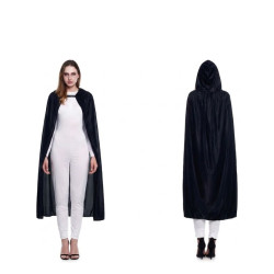 Capa negra con capucha 140cm adulto  | Ducaval | Envíos 24/48 horas
