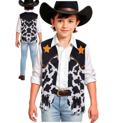 Chaleco vaquero negro infantil | Ducaval | Envías 24/48 horas 