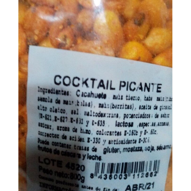 Cocktail picante 800 grs | Ducaval | Envías 24/48 horas 