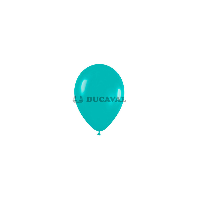 Globos látex turquesa 30cm 50ud Ballonia | Ducaval |