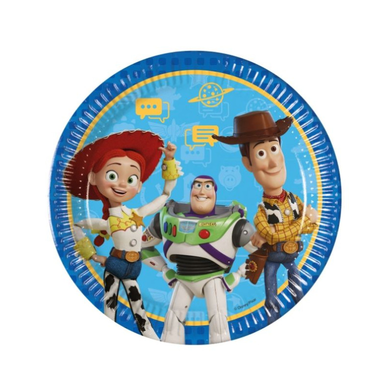 Platos toy story 23 cm 8 u | Ducaval | Envíos 24/48 horas