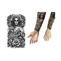 Tatuaje catrina 14x30 cm | Ducaval | Envías 24/48 horas 