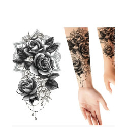 Tatuaje rosas 14x30cm | Ducaval | Envías 24/48 horas 
