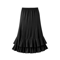 Falda flamenca 2 volantes negro infantil | Ducaval | Envíos 24/48 hor