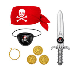 Pack pirata 7 piezas | Ducaval | Envías 24/48 horas 