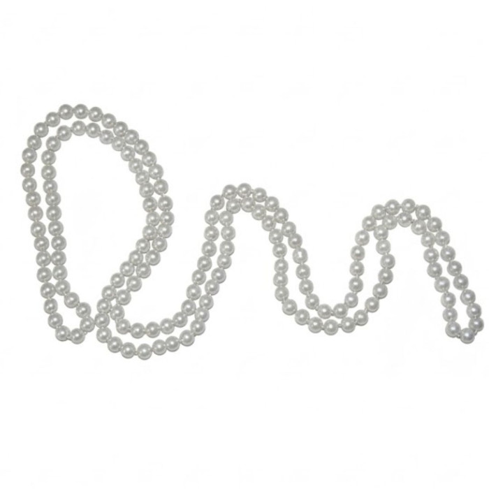 Collar perlas blanco 10mm 146cm | Ducaval | Envíos 24/48 horas. 