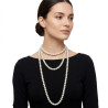 Collar perlas blanco 10mm 146cm | Ducaval | Envíos 24/48 horas. 
