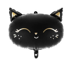 Globo foil gato negro 48x36cm | Ducaval | Envíos 24/48 horas