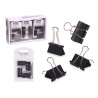 Set 4 pinzas clip negro grande | Ducaval | Envías 24/48 horas 