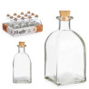 Frasca vidrio 250ml tapon corcho| Ducaval | Envías 24/48 horas 