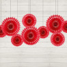 Rosetones decorativos rojo 2030cm | Ducaval | Envías 24/48 horas 