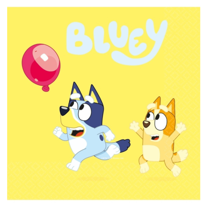 Servilletas de Bluey 16u | Ducaval | Envíos 24/48h