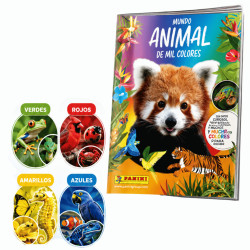 Álbum + 4 sobres Mundo Animal | Ducaval | Envías 24/48 horas 