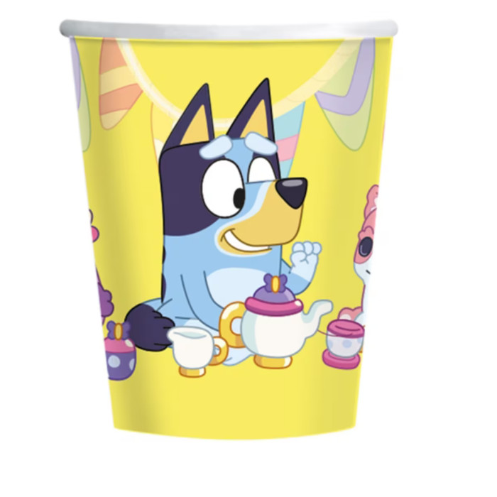 Vasos Bluey 266ml 8U | Ducaval | Envíos 24/48h