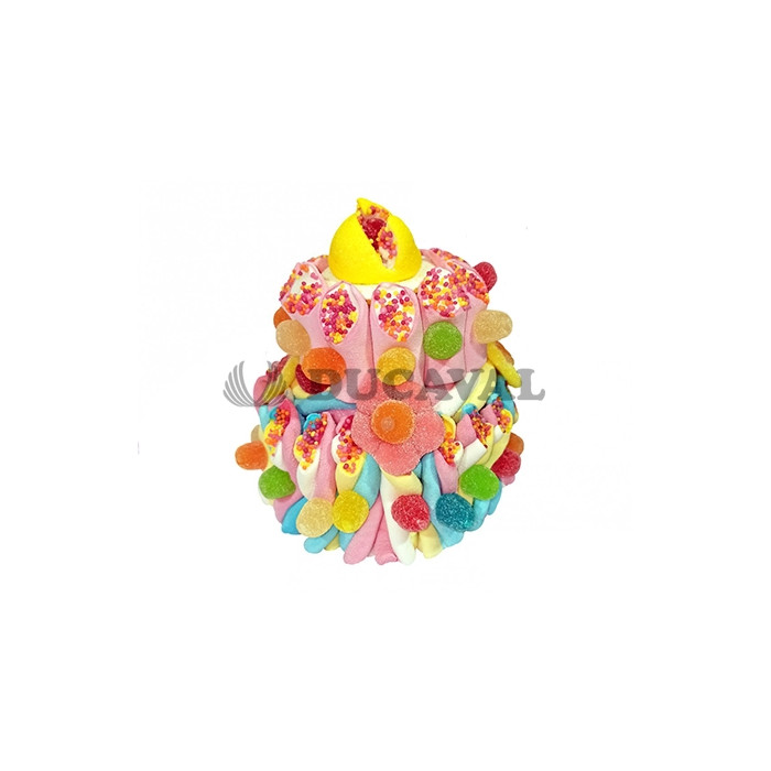  Tarta multicolor 2 pisos  | Ducaval | Envíos 24/48 horas 