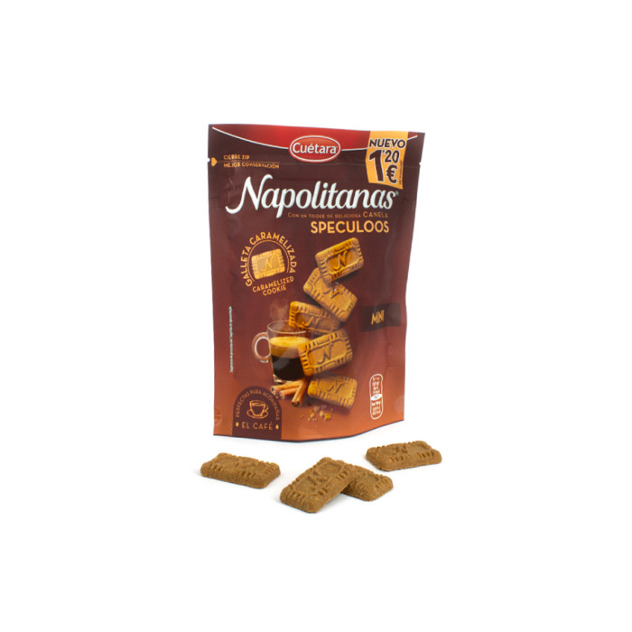 Napolitanas speculoos 80g | Ducaval | Envías 24/48 horas 