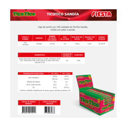 Chicle Tico Tico Sandia 150 U | Ducaval | Envíos 24/48 horas