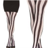 Pantys rayas verticales blancas y negras | Ducaval | Envías 24/48 hor