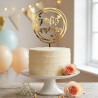 Topper feliz cumpleaños aro oro | Ducaval | Envios en 24/48 horas.