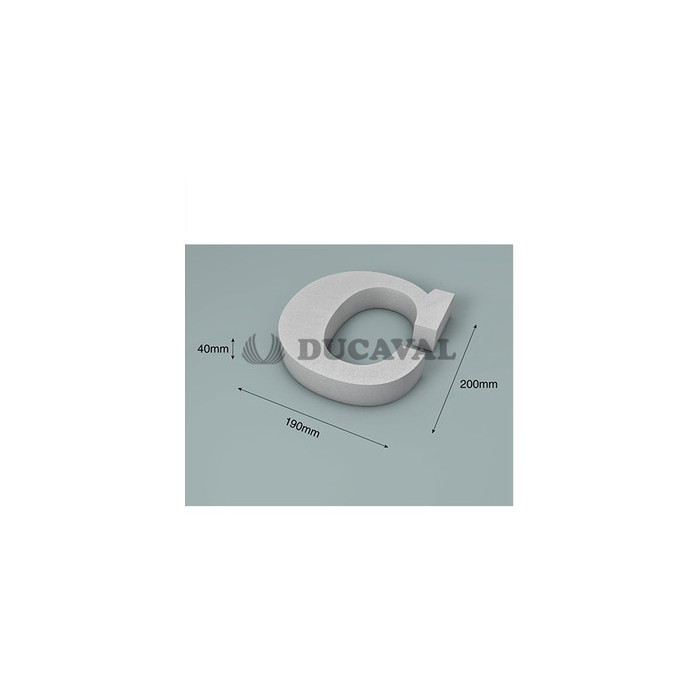 Letra C corcho 200X40mm  Disfraces Ducaval envios 24/48 horas