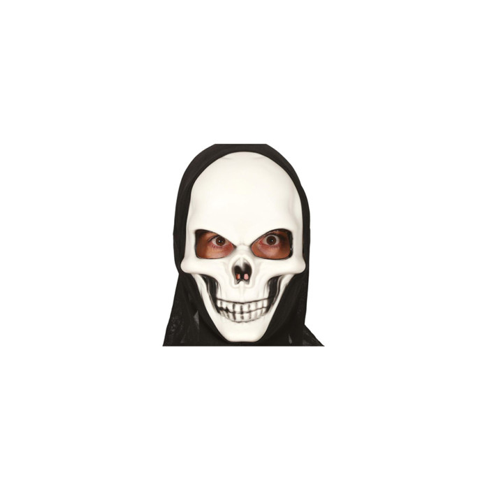 Máscara calavera con capucha PVC | Ducaval | Envías 24/48 horas 