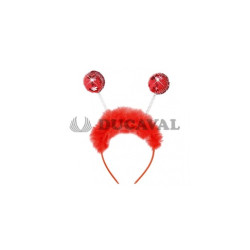 Diadema antenas lentejuelas