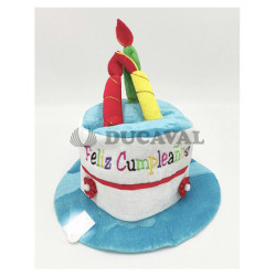 Gorro cumpleaños infantil azul