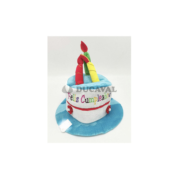 Gorro cumpleaños infantil azul