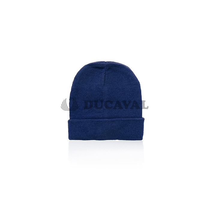 Gorro de lana azul marino