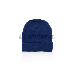 Gorro de lana azul marino