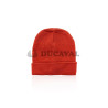 Gorro de lana rojo