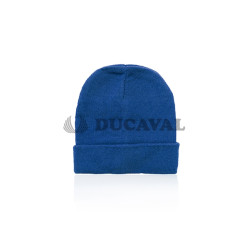 Gorro de lana azul