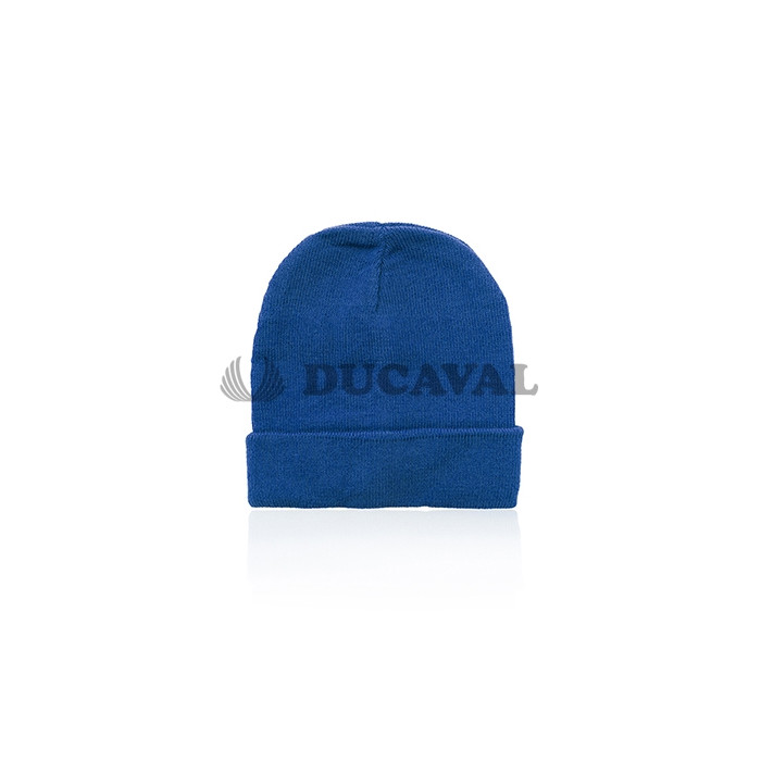 Gorro de lana azul