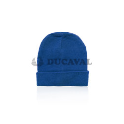 Gorro de lana azul